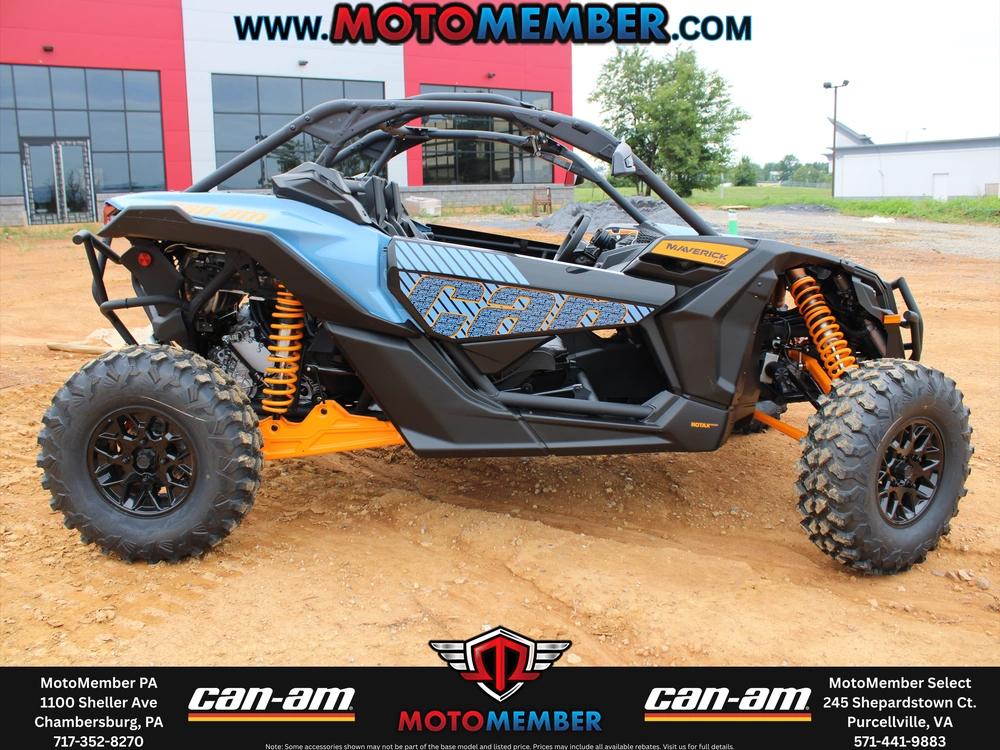 2026 Can-am Maverick X3 Rs Turbo Scandi Blue & Orange Crush alt