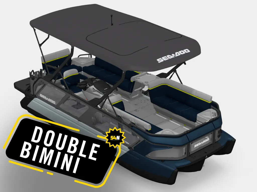 2027 Sea-Doo Switch Cruise Limited 21' 300 HP Double Bimini - Harbor Blue Galvanized Trailer
