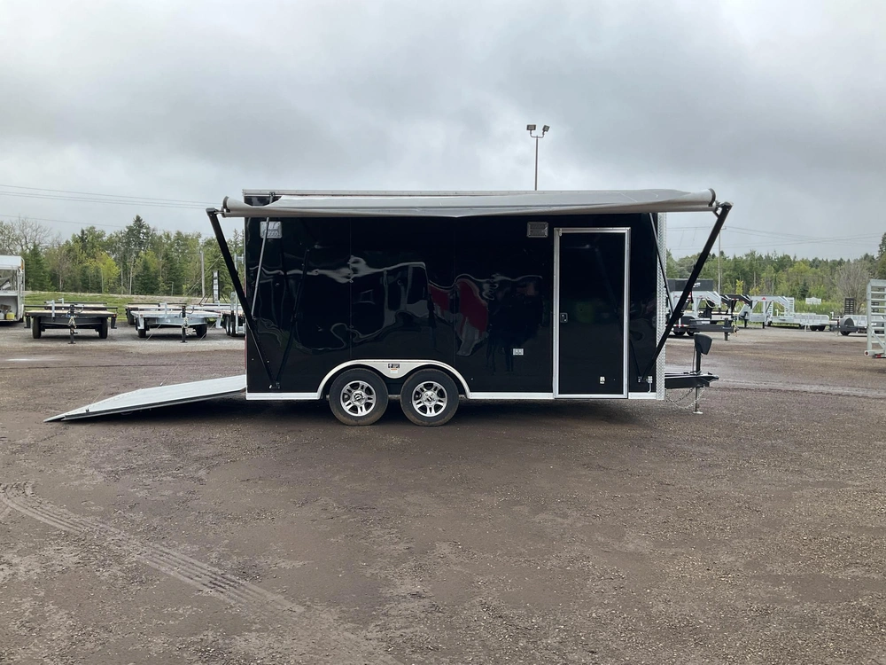 2022 Car Mate Trailers 8.5x16 Custom Car Trailer alt