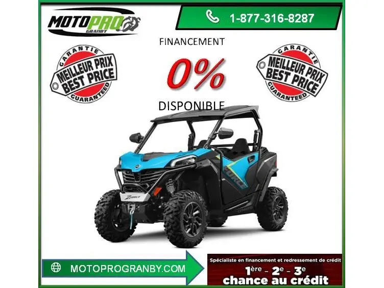 2027 CFMOTO ZFORCE 800 Trail zforce800 trail 50po zforce 800 financement 0%