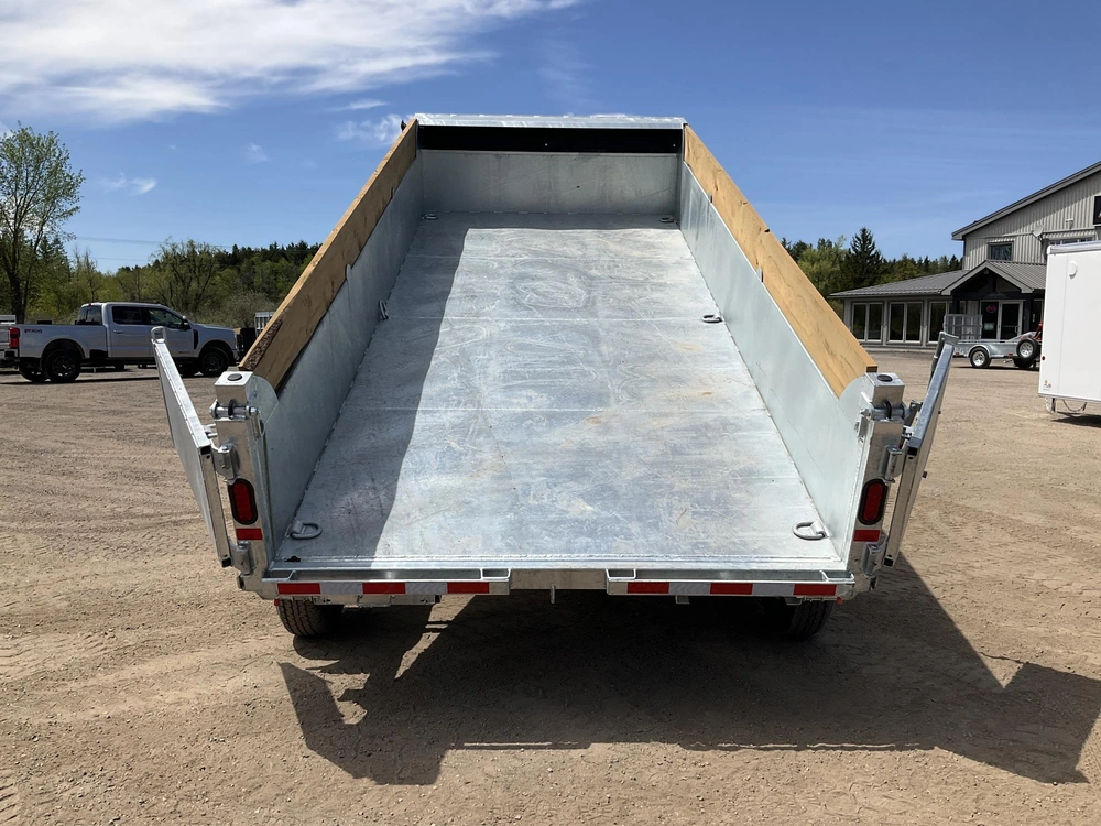 2027 Canada Trailers 83x16 10.5 Galvanized Dump Trailer alt