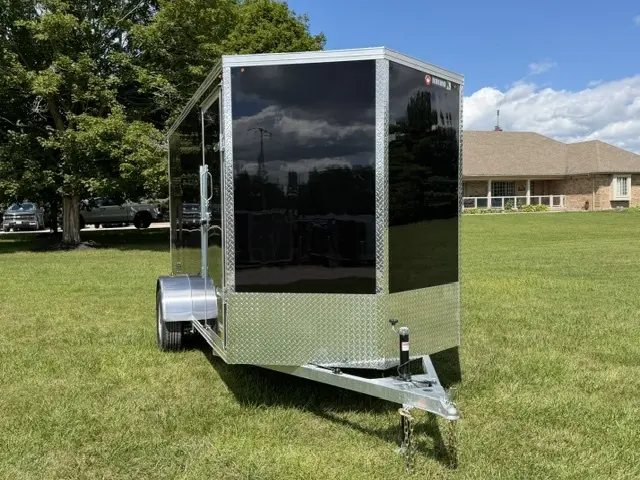 2026 Rhino Galvanized Enclosed 6' X 12' Sa Dd alt