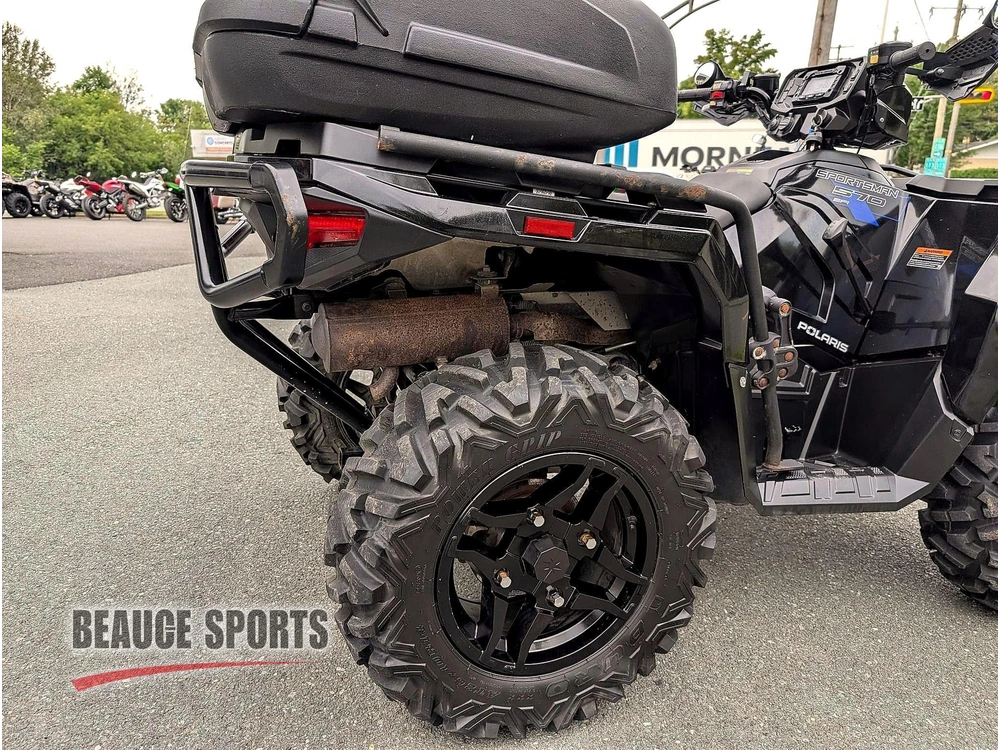 2022 Polaris Sportsman 570 Trail - Onyx Black Vtt Sentier Chasse Bois Polyvalent Fiable Faible Km Équipé Coffre Poignées Chauffantes Prêt À Partir Duo Outlander Kodiak Rancher Kingquad alt