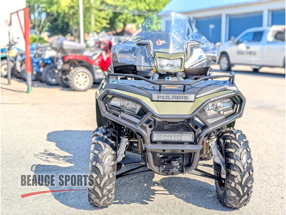 Polaris Sportsman 570,eps Vtt Sentier Chasse Bois Direction Assistée Solo Duo Banc Passager Équipé Treuil Pare-brise Fiable Outlander Kodiak Rancher Kingquad 2021 alt