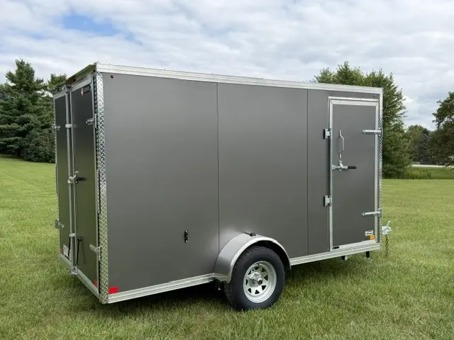 2026 Rhino Galvanized Enclosed 6' X 12' Sa Dd alt
