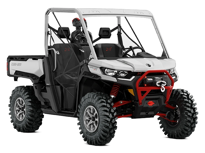2025 Can-am Defender Xmr Hd10 Silver/red alt