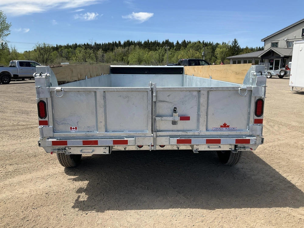 2027 Canada Trailers 83x16 10.5 Galvanized Dump Trailer alt