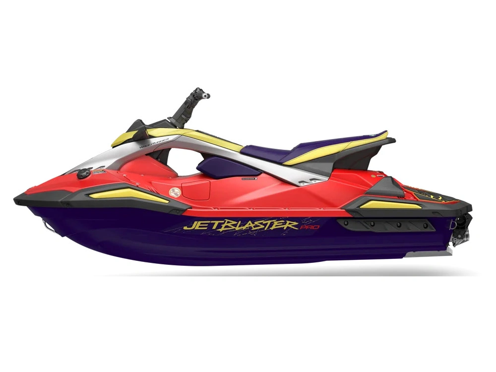 2027 Yamaha Jetblaster Pro 3-up Imperial Red/nightshade alt