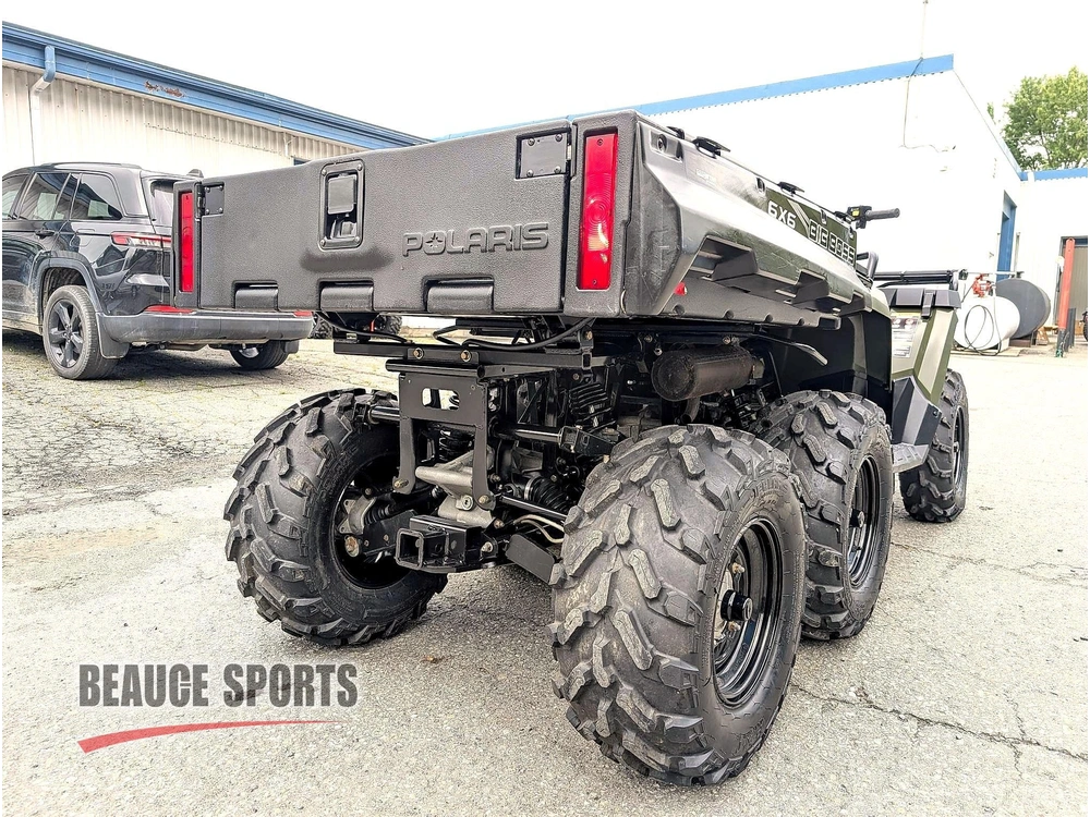 2022 Polaris Big Boss Vtt 6 Roues Direction Assistée Transport Lourd Terrain Extrême Chasse Trappe Benne Bois Marécage Traction Maximale Faible Km Outlander 6x6 Argo alt