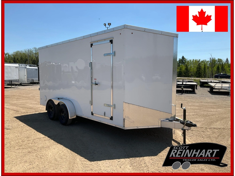 2026 Xcel Trailers 7x16 Plus V-nose Aluminum Cargo Trailer alt