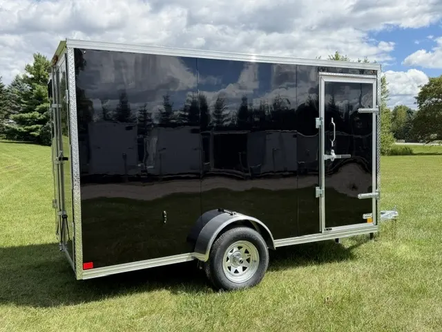 2026 Rhino Galvanized Enclosed 6' X 12' Sa Dd alt
