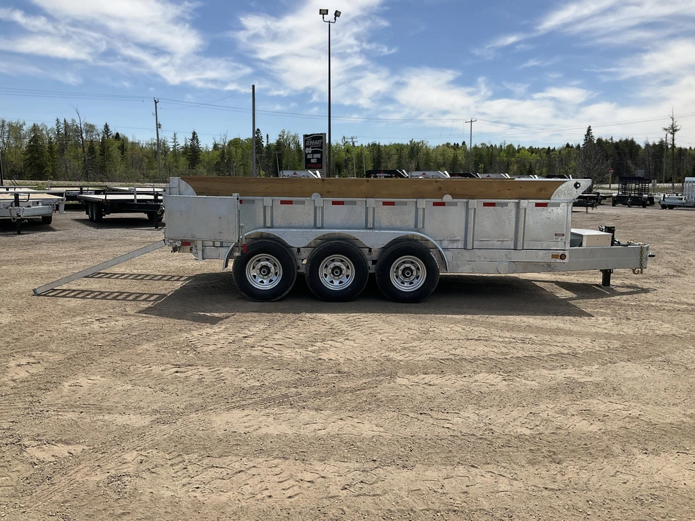 2027 Canada Trailers 83x16 10.5 Galvanized Dump Trailer alt