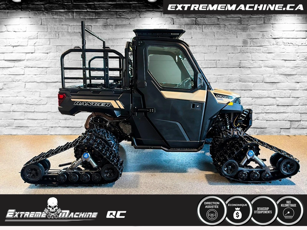 Polaris Polaris Ranger 1000 Premium Avec Chenille Beaucoup D'équipement!!! 2020 alt