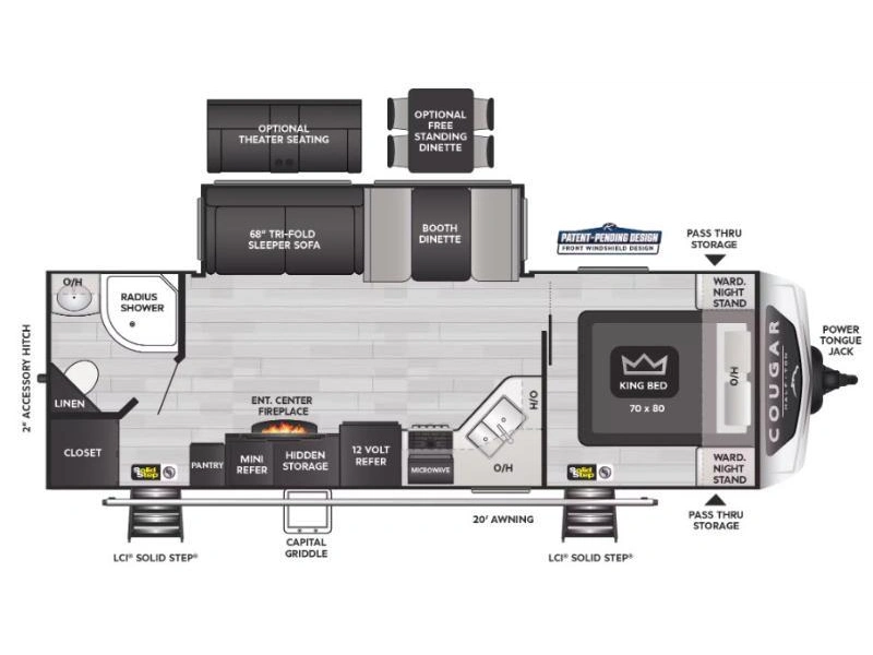 2027 Keystone Rv Cougar 26rbs alt
