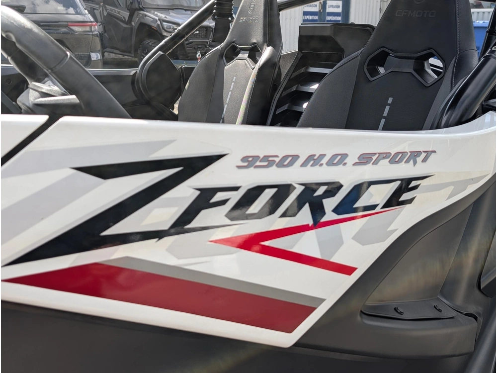 Cfmoto Z Force 950 Ho Sport Côte À Côte Sport Performance Sentier Trail 2 Places Récréatif Vitesse Suspension Haute Puissance Faible Km Rzr Maverick Yxz Talon Krx 2023 alt