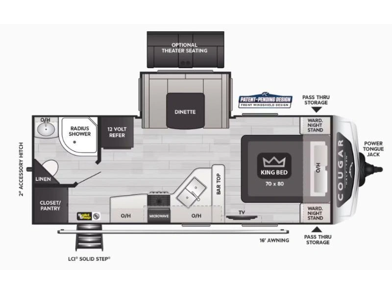 2027 Keystone Rv Cougar 22rbs alt