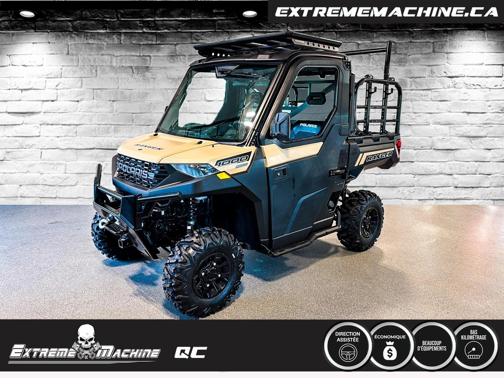 Polaris Polaris Ranger 1000 Premium Avec Chenille Beaucoup D'équipement!!! 2020 alt