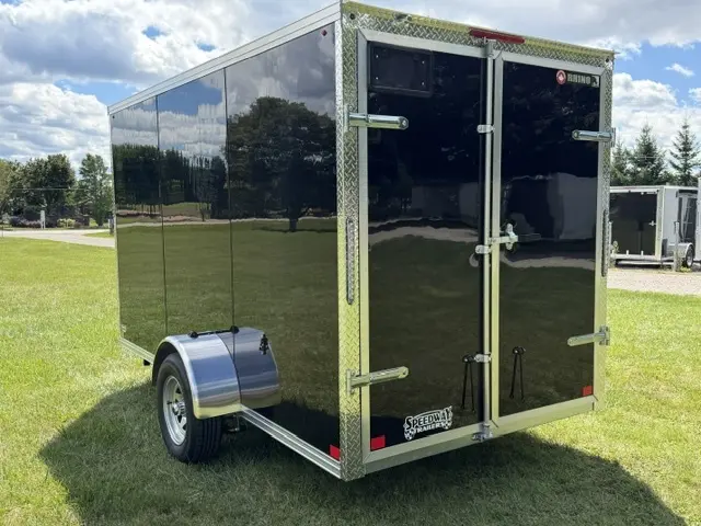 2026 Rhino Galvanized Enclosed 6' X 12' Sa Dd alt