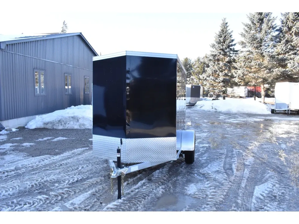 2026 Rhino Galvanized Enclosed 5' X 8' Sa Double-door Side-door alt