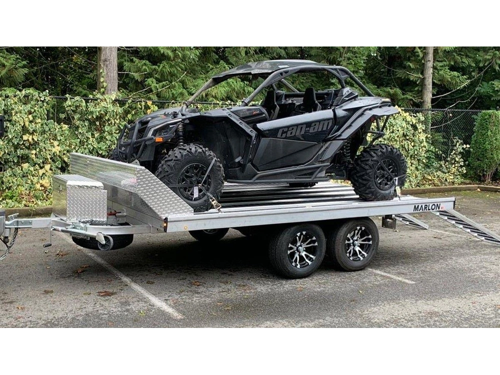 2026 Marlon 12' Double Tilt Trailer Galvanized With Salt Sheild alt