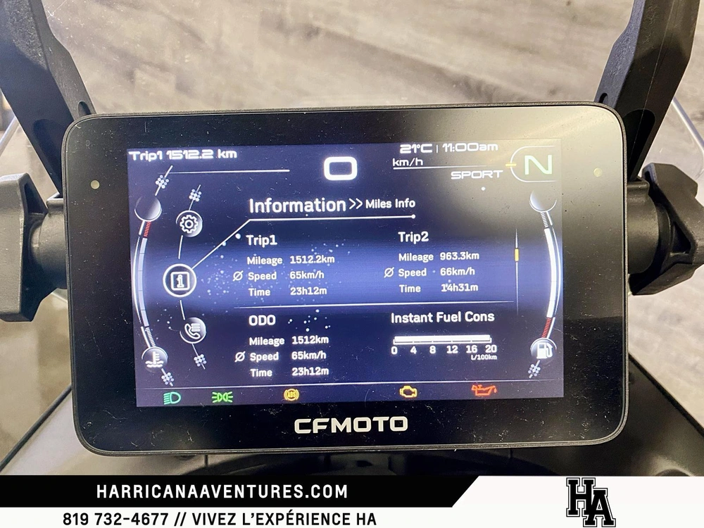 Cfmoto Ibex 800t Bleu 2024 alt
