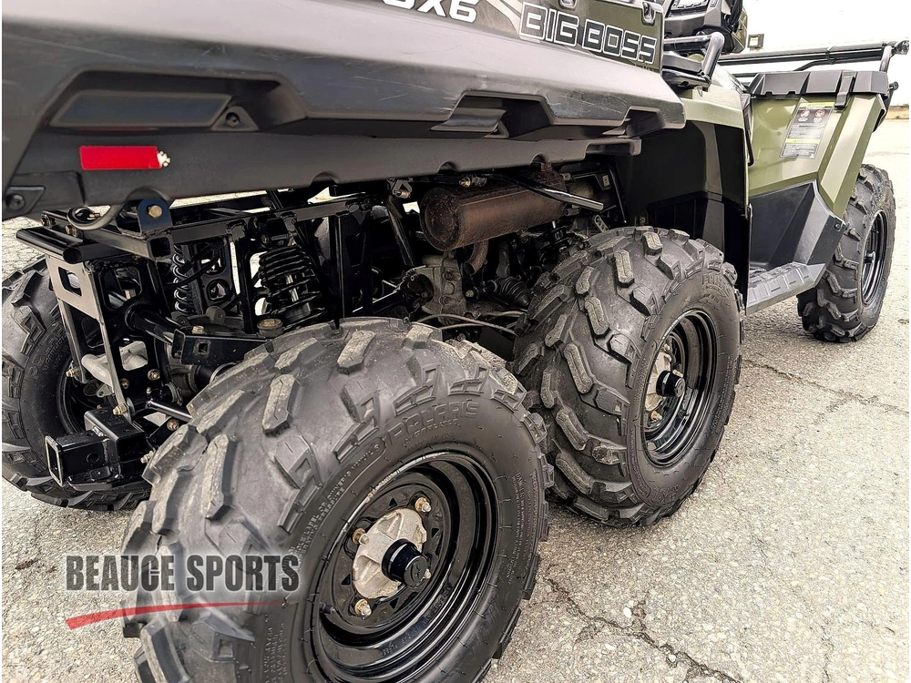 2022 Polaris Big Boss Vtt 6 Roues Direction Assistée Transport Lourd Terrain Extrême Chasse Trappe Benne Bois Marécage Traction Maximale Faible Km Outlander 6x6 Argo alt