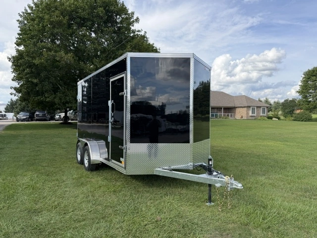 2026 Rhino Galvanized Enclosed 7' X 14' Ta Double-door