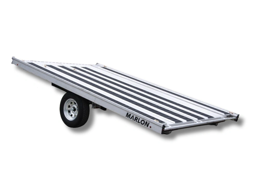 2026 Marlon 12' Double Tilt Trailer Galvanized With Salt Sheild alt