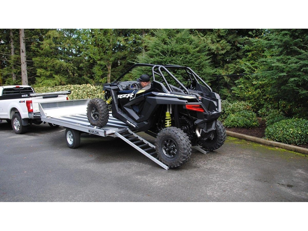 2026 Marlon 12' Double Tilt Trailer Galvanized With Salt Sheild alt