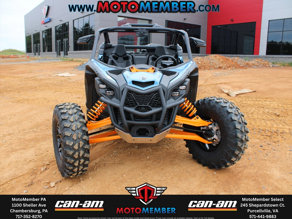 2026 Can-am Maverick X3 Rs Turbo Scandi Blue & Orange Crush alt