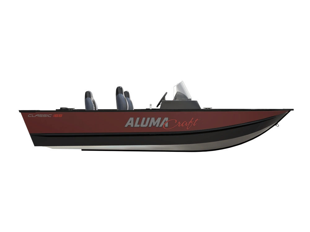 2026 Alumacraft Alumacraft Calssic 165 Red / Mercury 60hp Elhpt Ct / Galv Trailer alt