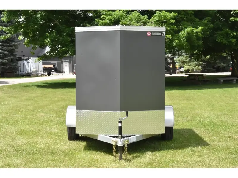 Rhino Galvanized Enclosed 5' x 8' SA Double-Door 2026