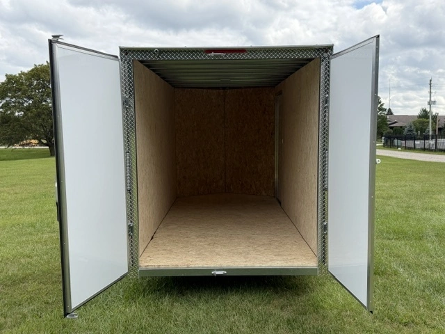 2026 Rhino Galvanized Enclosed 6' X 12' Sa Dd alt