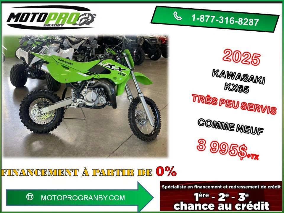 Kawasaki Kx65 Kx 65 Motocross 2 Temps Kx65 2025 alt