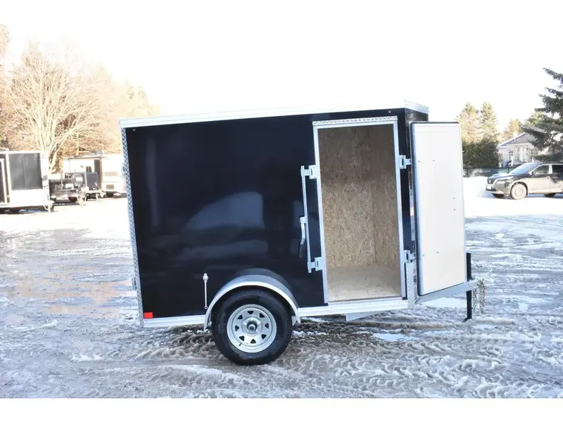 Rhino Galvanized Enclosed 5' x 8' SA Double-Door Side-Door 2026