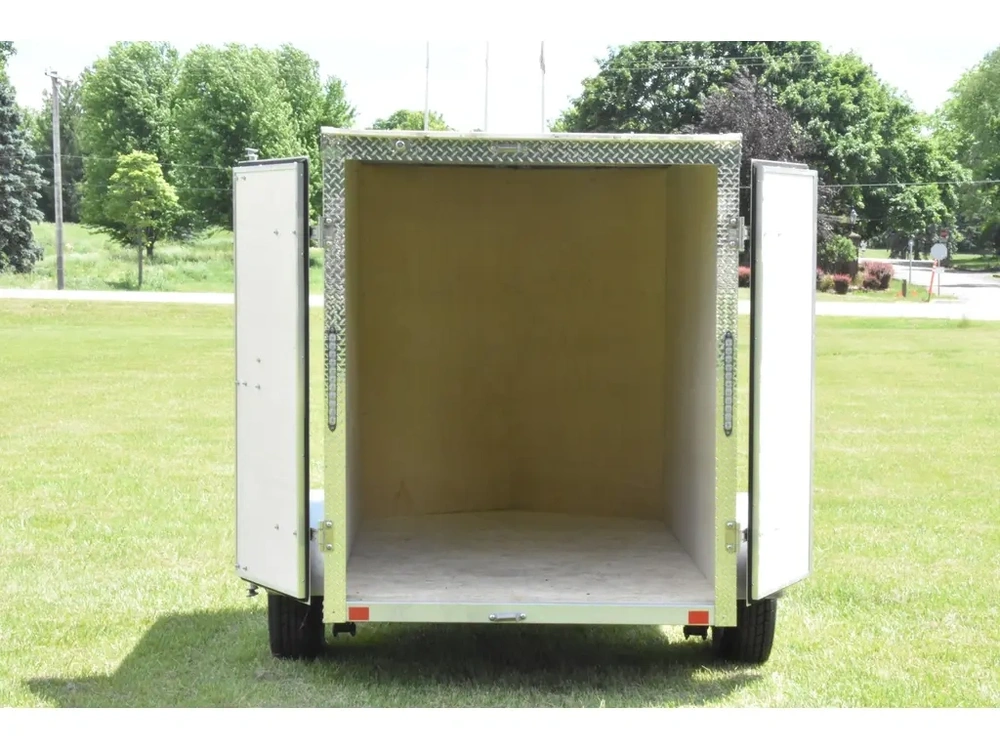 2026 Rhino Galvanized Enclosed 5' X 8' Sa Double-door alt
