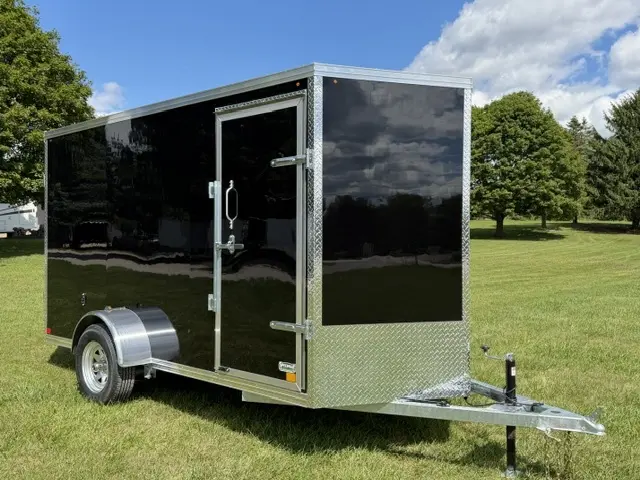 2026 Rhino Galvanized Enclosed 6' X 12' Sa Dd alt