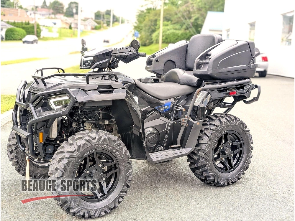 2022 Polaris Sportsman 570 Trail - Onyx Black Vtt Sentier Chasse Bois Polyvalent Fiable Faible Km Équipé Coffre Poignées Chauffantes Prêt À Partir Duo Outlander Kodiak Rancher Kingquad alt