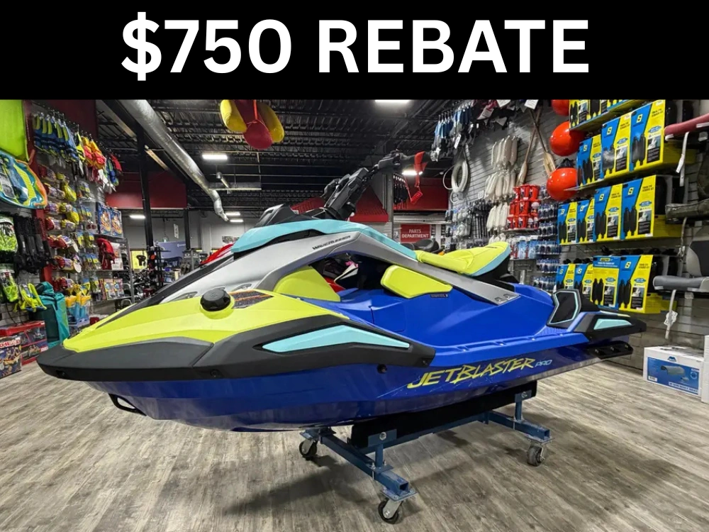 2026 Yamaha Jetblaster Pro 2up Azure Blue/lunar Yellow - alt