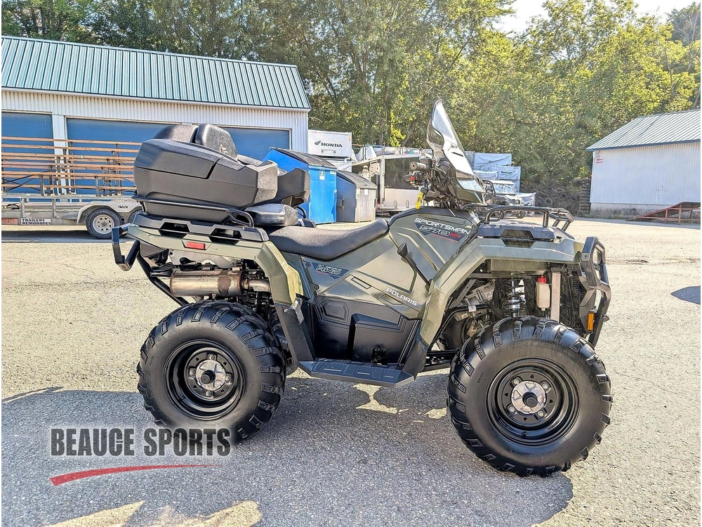 Polaris Sportsman 570,eps Vtt Sentier Chasse Bois Direction Assistée Solo Duo Banc Passager Équipé Treuil Pare-brise Fiable Outlander Kodiak Rancher Kingquad 2021 alt