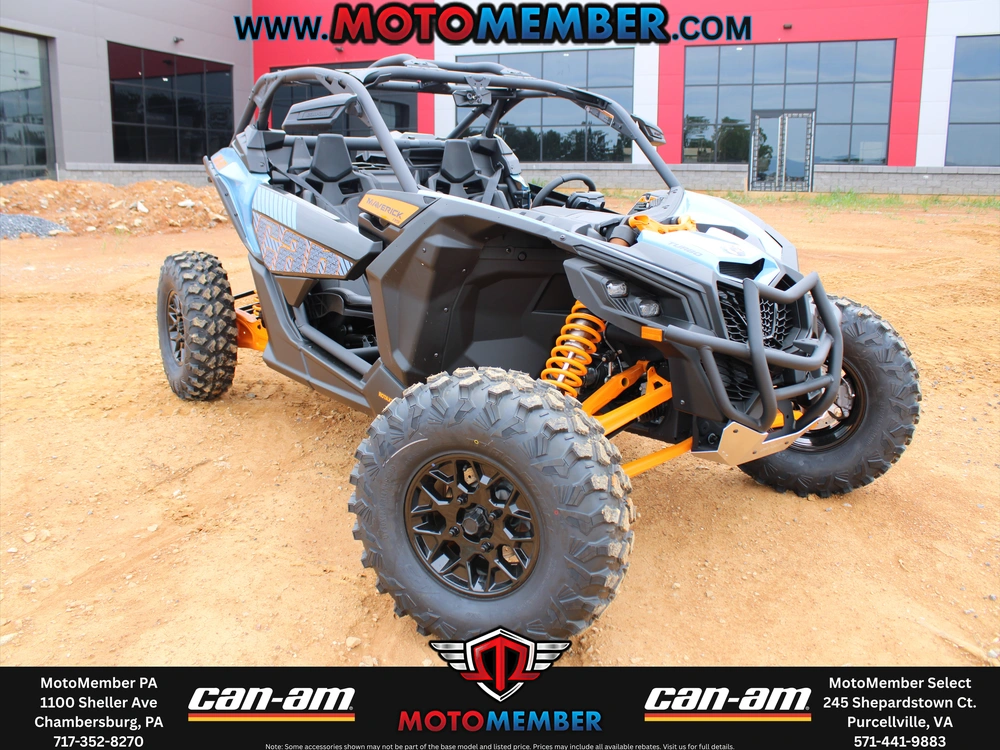 2026 Can-am Maverick X3 Rs Turbo Scandi Blue & Orange Crush alt