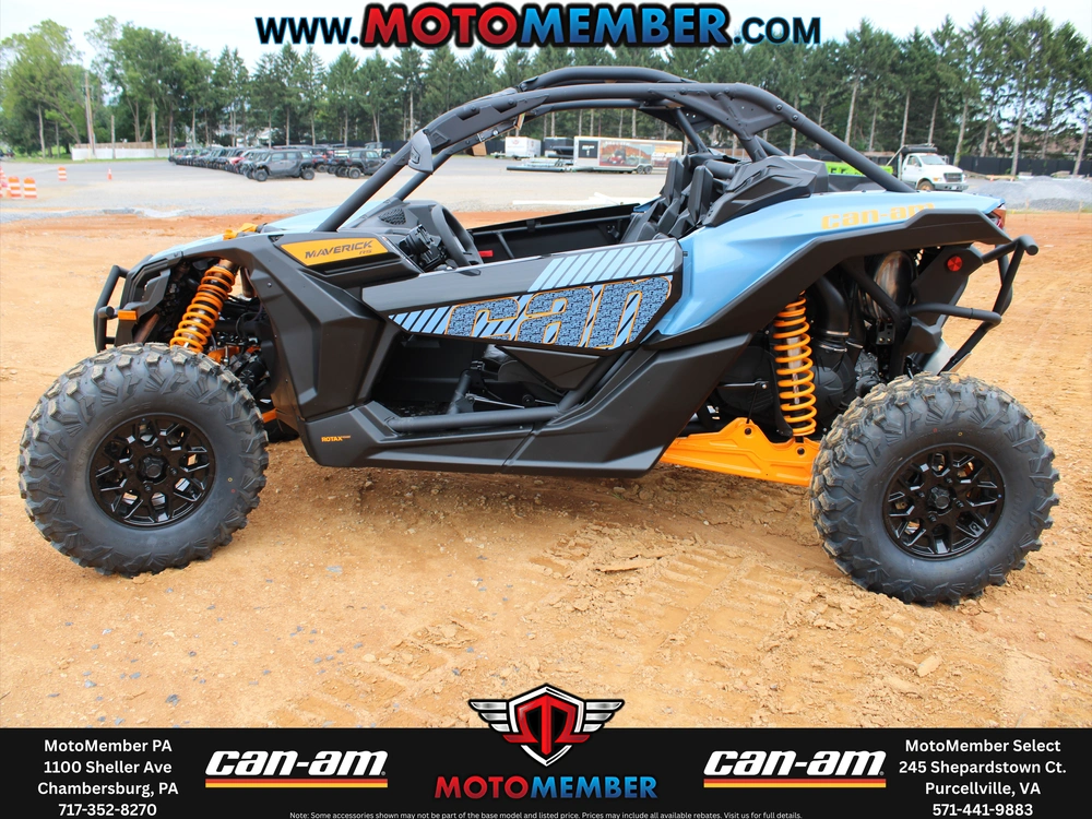 2026 Can-am Maverick X3 Rs Turbo Scandi Blue & Orange Crush alt