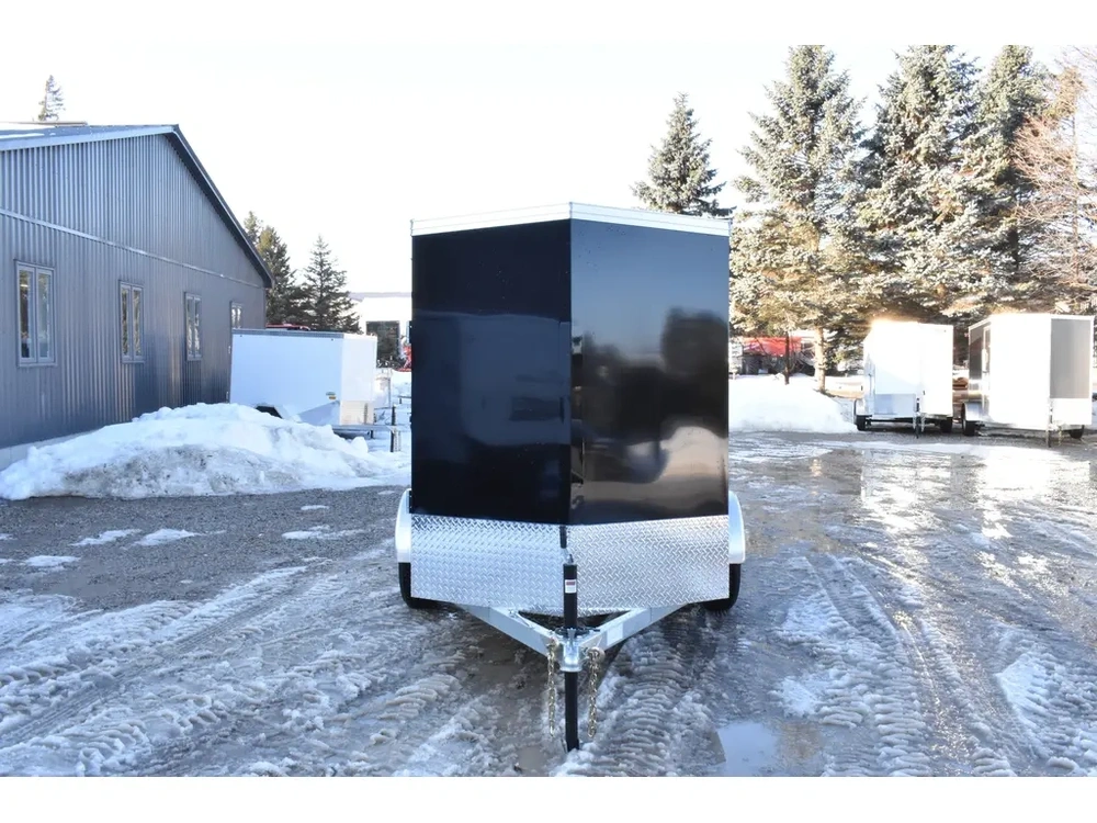 2026 Rhino Galvanized Enclosed 5' X 8' Sa Double-door Side-door alt