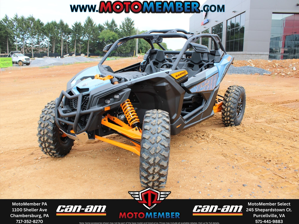 2026 Can-am Maverick X3 Rs Turbo Scandi Blue & Orange Crush alt