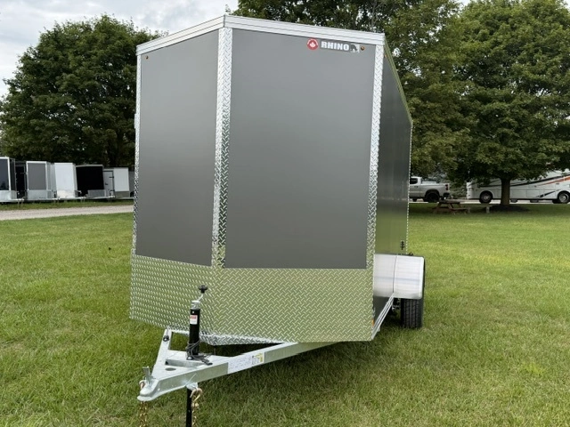 2026 Rhino Galvanized Enclosed 6' X 12' Sa Dd alt