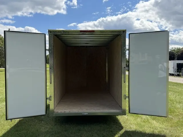 2026 Rhino Galvanized Enclosed 6' X 12' Sa Dd alt