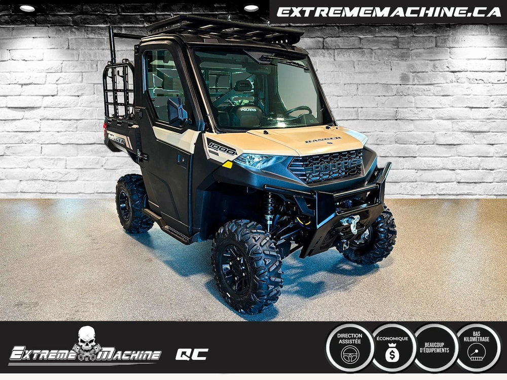 Polaris Polaris Ranger 1000 Premium Avec Chenille Beaucoup D'équipement!!! 2020 alt