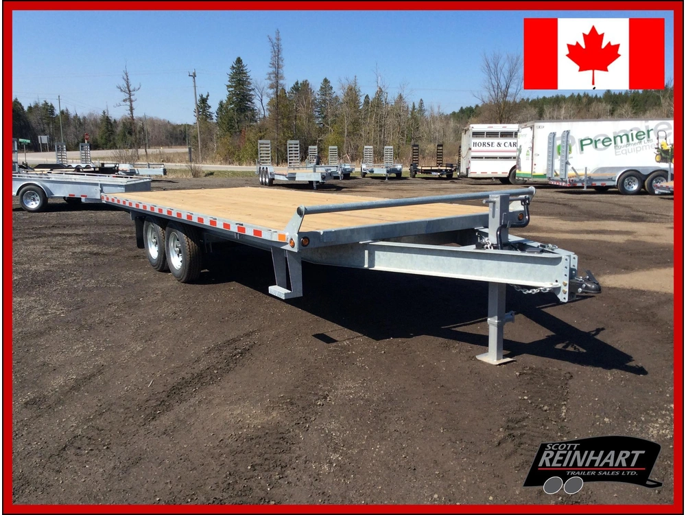2027 Canada Trailers 8.5x20 7 Ton Galvanized Deckover Equipment Trailer alt