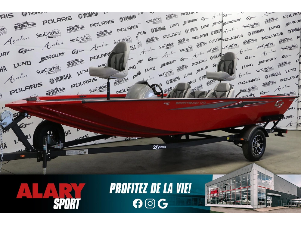 2026 G3 Boats Sportsman 1710 + Yamaha Vf90lb Vmax Sho alt