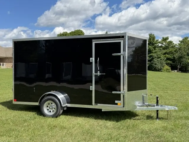 2026 Rhino Galvanized Enclosed 6' X 12' Sa Dd alt